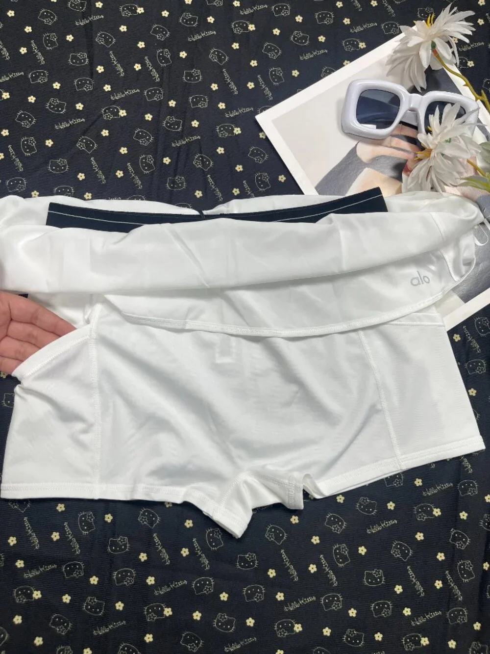 Brand new👩‍💼Tennis Skirt White Alo Yoga Match Point Sportygirl style💨